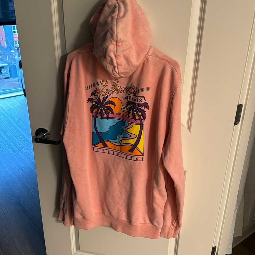 Men’s Balmain Zip Up Hoodie